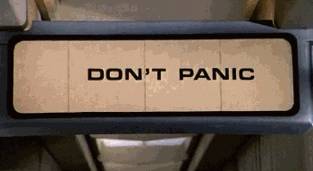 Airplane Don’t Panic meme